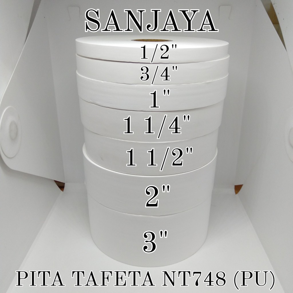 PITA LABEL / PITA LAUNDRY ROLL / LABEL PENANDA PAKAIAN / PITA TAFFETA NT748 2&quot; PU