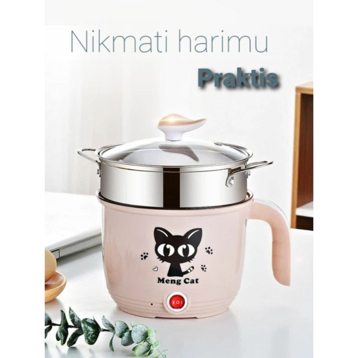 Panci Elektrik 1,8 L serbaguna/Multifunction Hot Pot Smartchoice