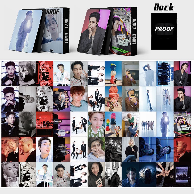55pcs / Set Kartu Lomo Foto Kpop BTS Album Proof