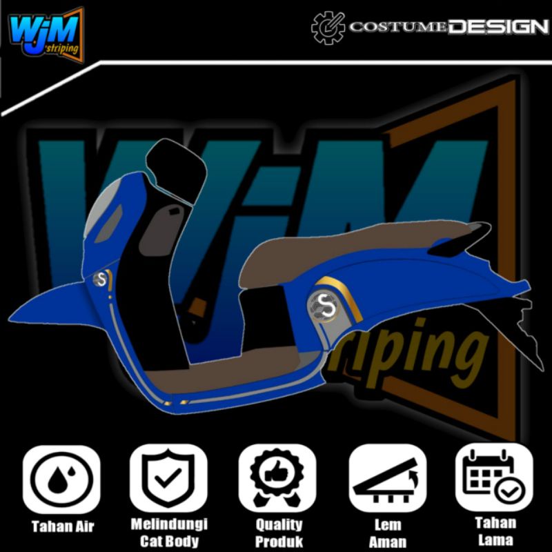 STRIPING SCOOPY 2021 TRANSPARAN PRESTIGE