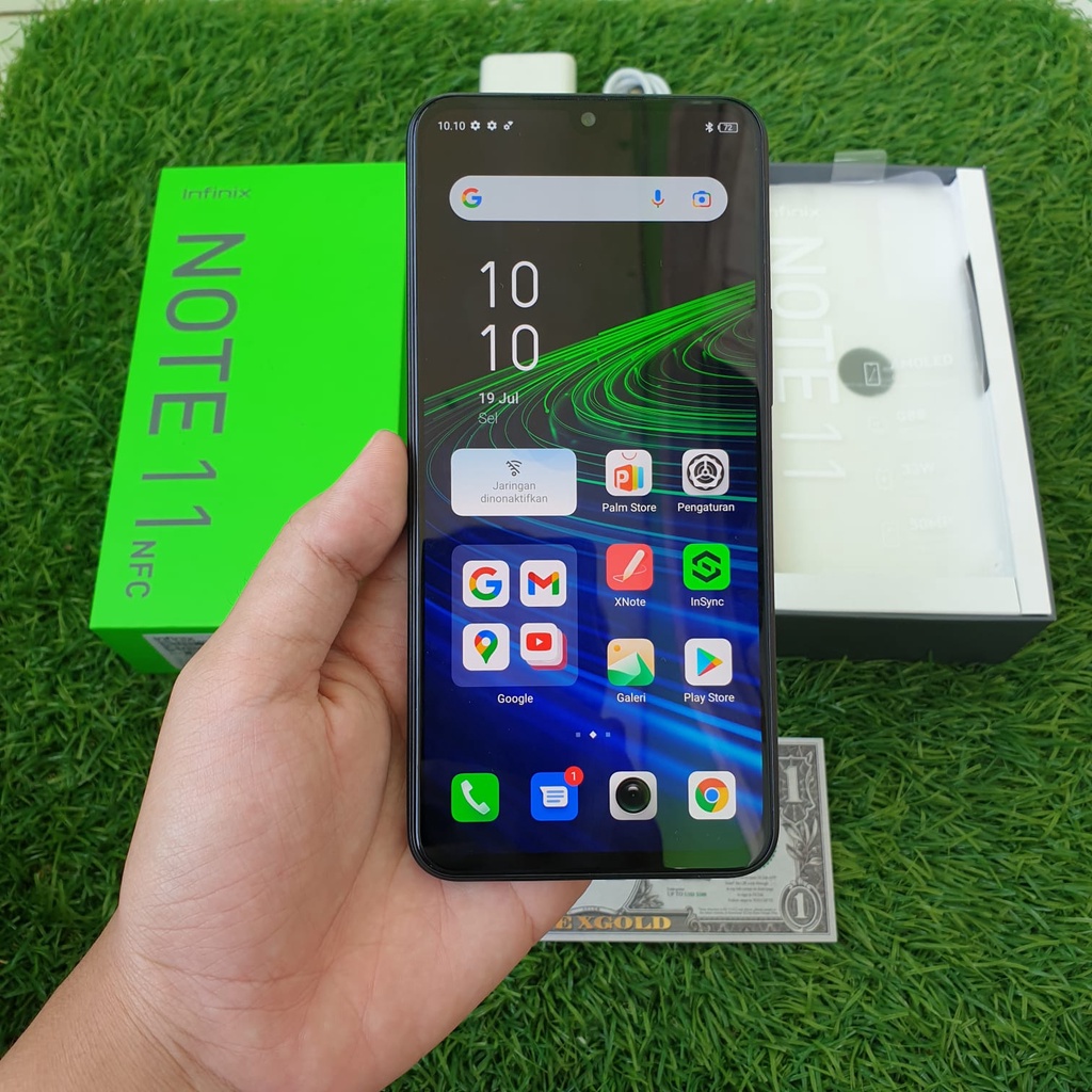 HANDPHONE INFINIX NOTE 11 NFC 6/128GB SECOND SEKEN BEKAS MURAH