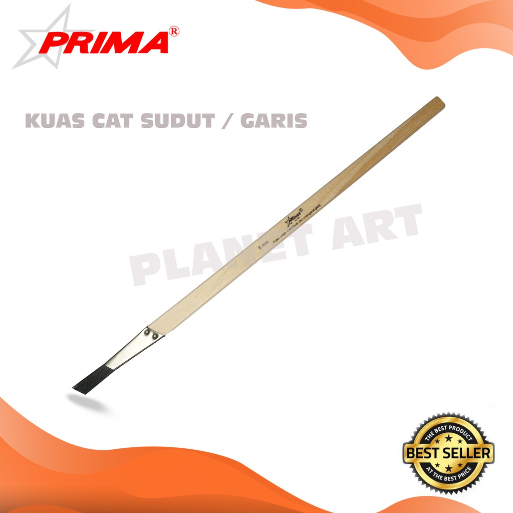 KUAS UNTUK MEMBUAT DAN MENGECAT SUDUT/GARIS MERK PRIMA 6mm