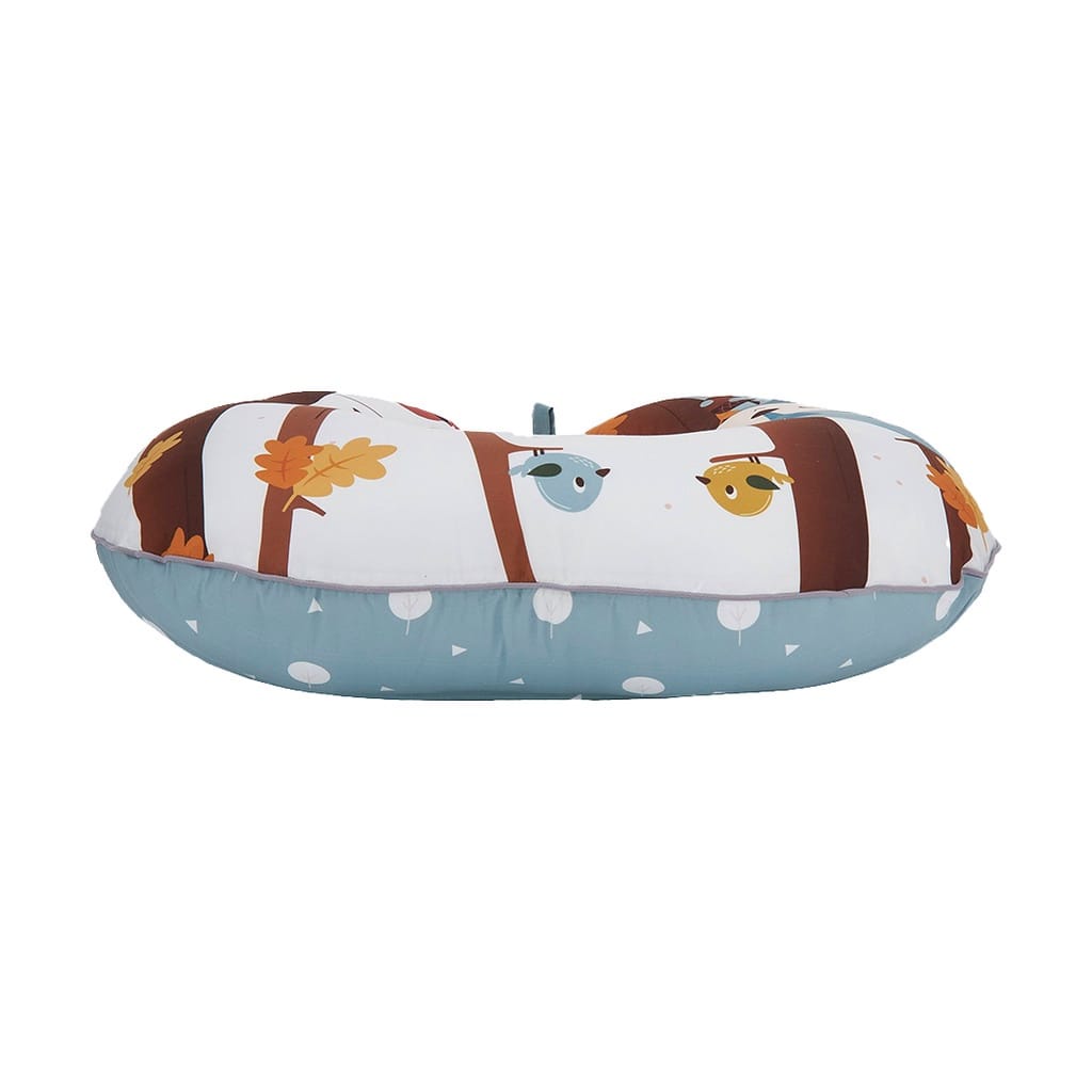 Vee &amp; Mee Nursing Pillow Bantal Menyusui Anti Bakteri + Free Bantal Lengan Squirrel Series  - VMB 2030