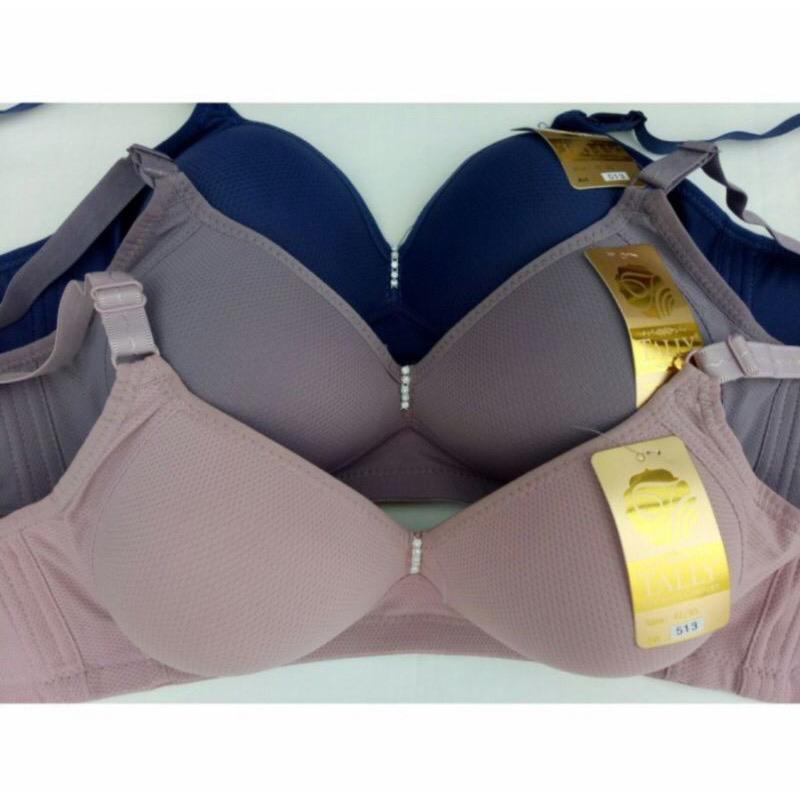 BH BRA TALLY 513 - BH BRA 513 TALLY - TANPA KAWAT CUP C BUSA TIPIS JUMBO SIZE 36 38 40 42 -  BH BRA TLLY HARIAN -ARA98STORE - ASLI MEREK TALLY - BH TALLY - BH BAGUS NYAMAN DOI PAKAI BUAT DIRUMAH - BH TERLARIS