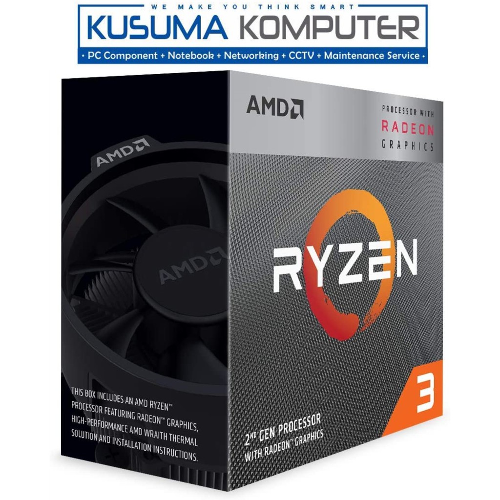 Prosesor AMD Ryzen 3 3200G with Radeon Vega 8 Graphics