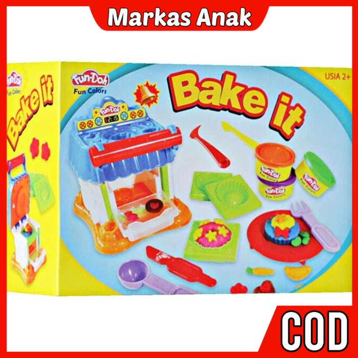 Mainan Anak Anak Umur 3 4 5 6 Tahun Alat Pembuat Lilin Bentuk Kue Roti Cake Fundoh Education Kids To