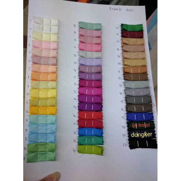 Terbaik     kain satin roberto cavali pure silk