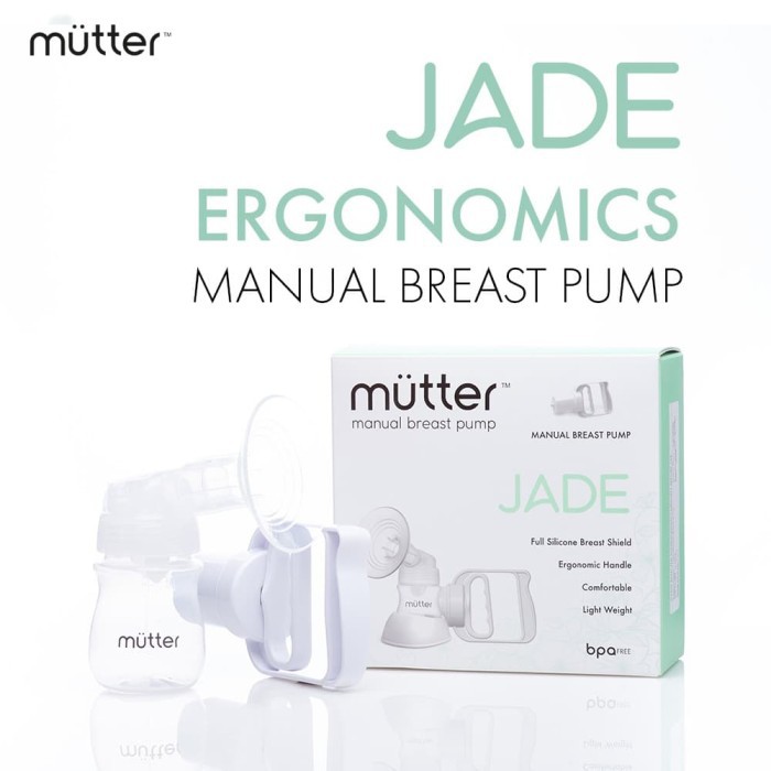 Makassar ! Breast Pump / Pompa Asi Manual Ergonomis MUTTER Jade
