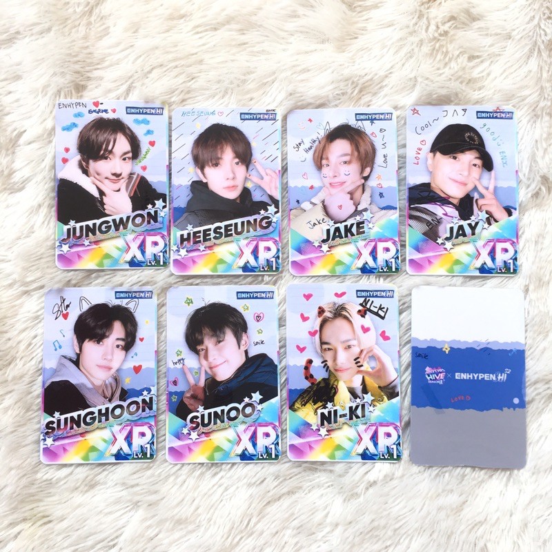 [kstuffind] ENHYPEN RHYTHM HIVE X ENHYPEN HI PHOTOCARD UNOFFICIAL PC ENHYPEN RHYTHM UNOFF HOLOGRAM