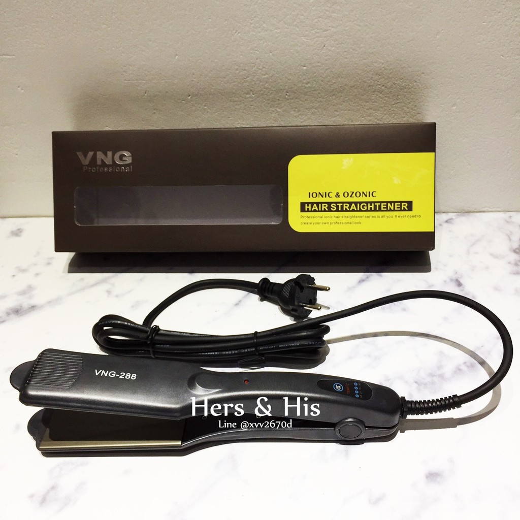 VNG Professional Ionic & Ozonic Hair Straightener - Catokan Ion Teknologi Korea - VNG 288