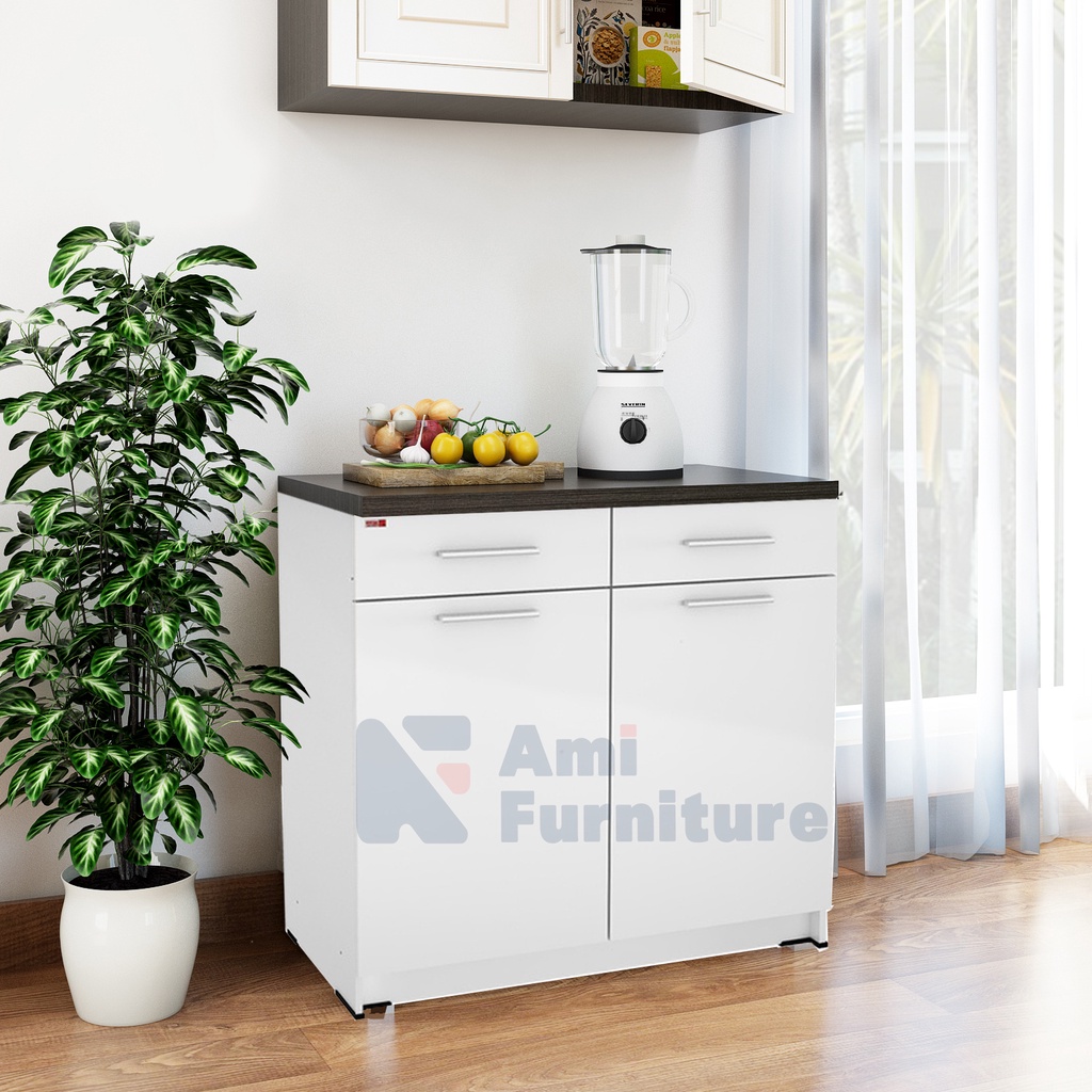 Kitchen Set 2 Pintu Minimalis / Rak Bawah Dapur / Kitchen Set 2 Pintu / Meja Dapur / Kabinet Bawah /