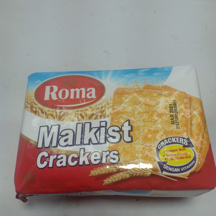 ROMA MALKIST CRACKERS BERAT 135 GR