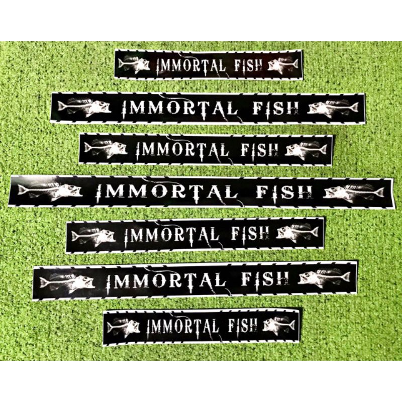 STIKER AQUARIUM IKAN CHANA / IMORTAL FISH