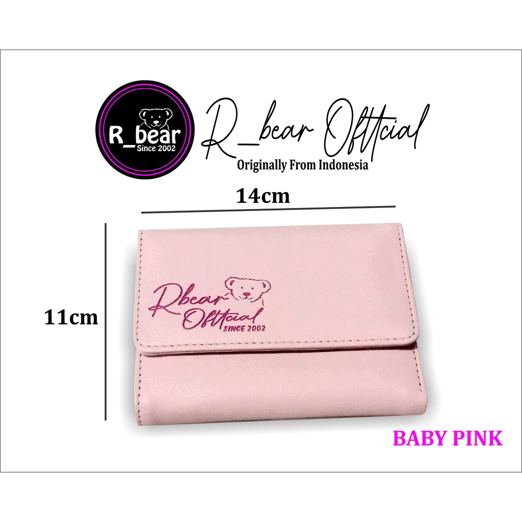 Dompet R_Bear Dompet kartu Dompet Lipat Wanita