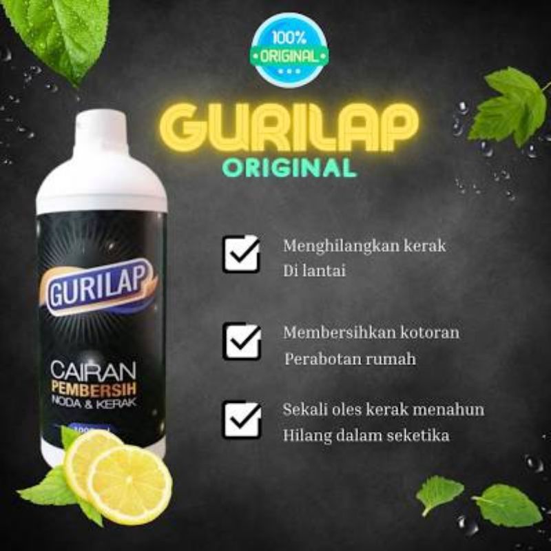 GURILAP ORIGINAL | Pembersih Noda dan Kerak Lantai Membandel