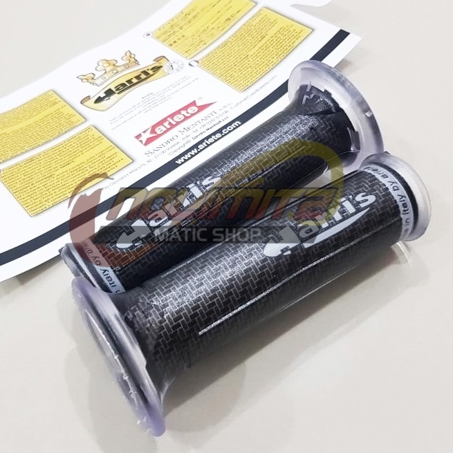 Handfat Handgrip Grip Harris 3D Black Carbon Universal NMAX XMAX PCX Aerox 155 Vario ADV Scoopy Mio