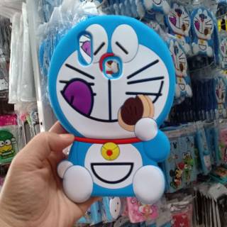 Softcase 3D Vivo Y91 / Y95 / Y93 Cover Karakter Doraemon