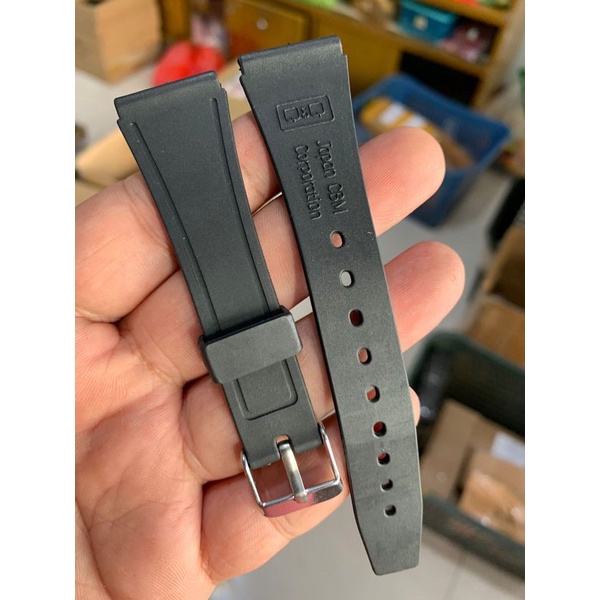 Strap Tali Jam Tangan QQ embos Timbul 20MM