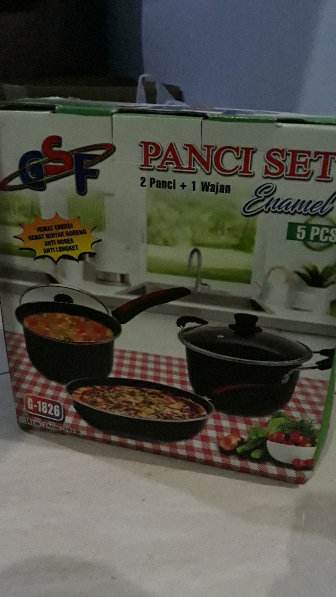 Panci Enamel Set  Gsf 1826