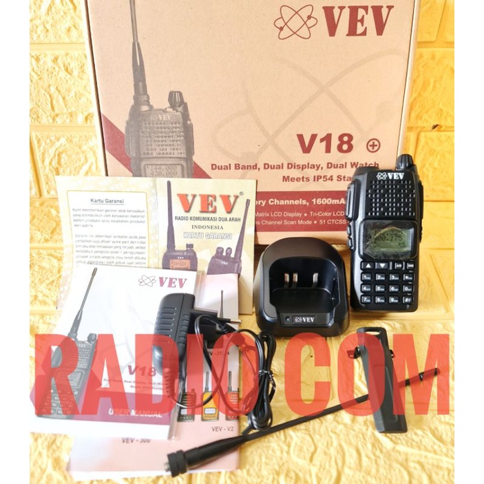 HT VEV V18 DUALBAND / RADIO HT VEV-V18 DUALBAND MURAH