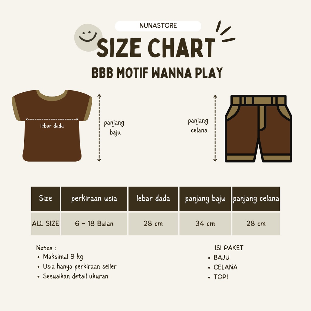 BBB Motif Wanna Play / Setelan Baju Celana Anak Cowok / Laki-laki Usia 6-18 Bulan