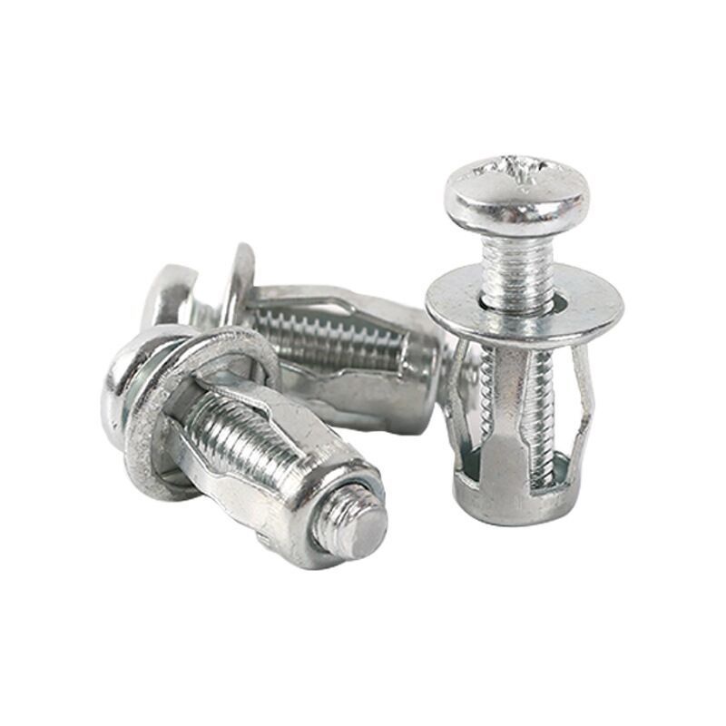 10pcs M5 / M6 Sekrup Mur Besi Tempel Dinding