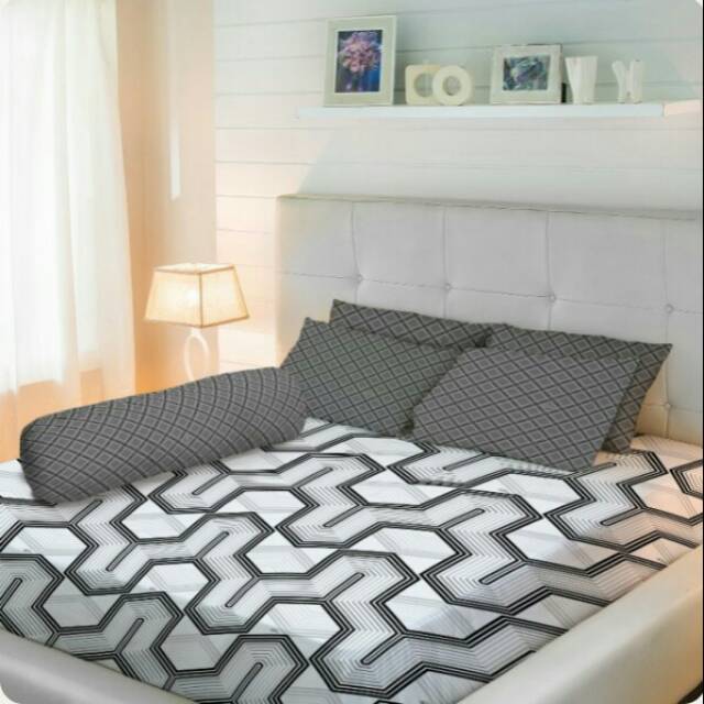 Terbaru Sprei Vallery Quincy Motif Size King No. 1 Uk 180X200 Original by Internal Group