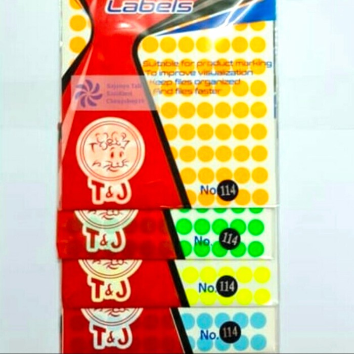 

Label Bulat TOM&JERRY No 114 Diameter 13 mm