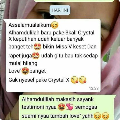 CRYSTAL X NASA Membantu Mengatasi Keputihan Pelancar Haid Cristal X Nasa Original Keristal X Kristal X NCX Asli