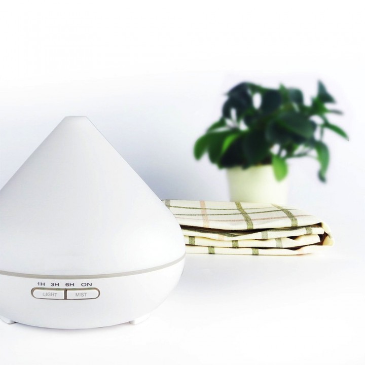 AKN88 - H30 - Ultasonic Humidifier Aroma Diffuser 7 Color LED 300ml White