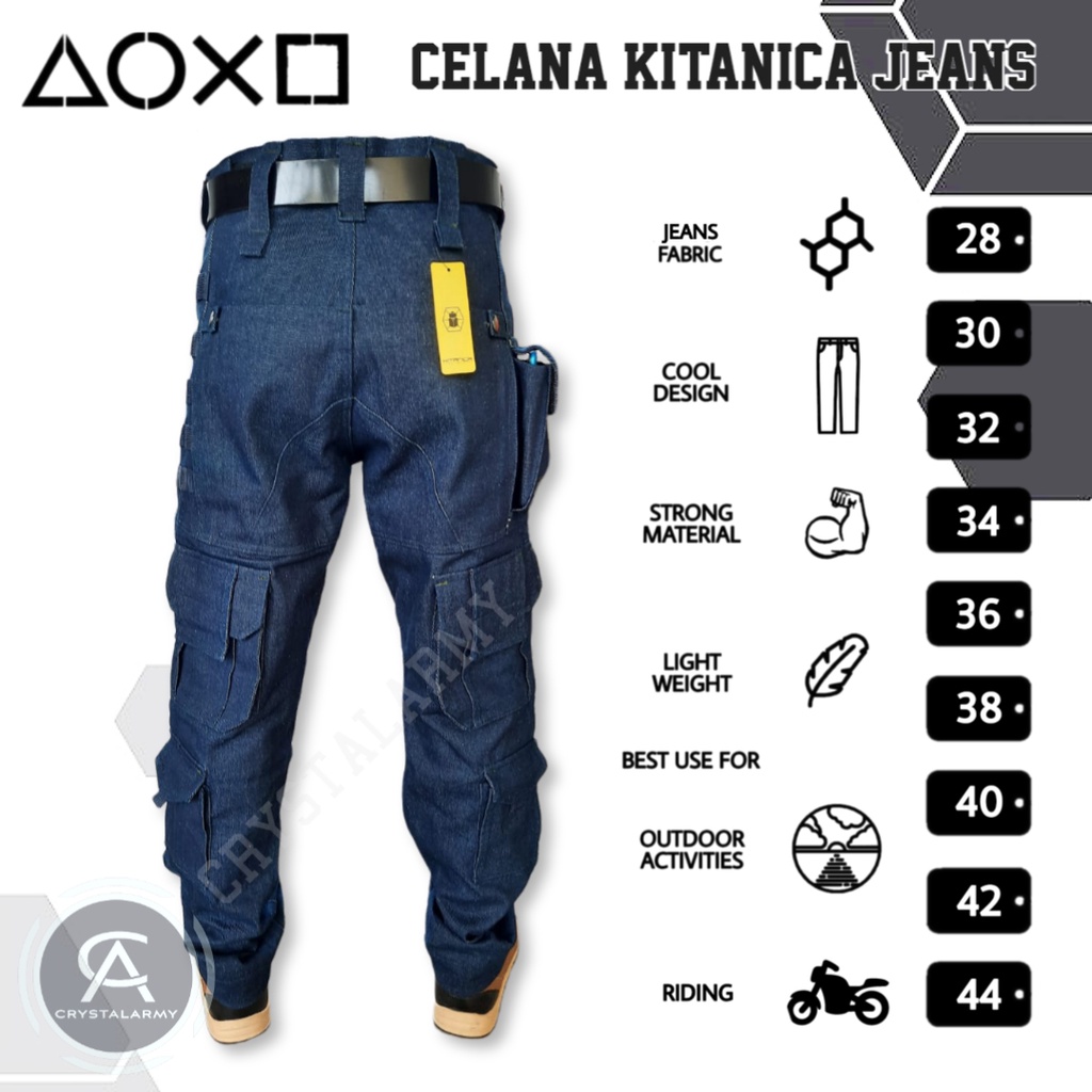 celana KTNC panjang bahan  jeans / celana KTNC bahan jeans