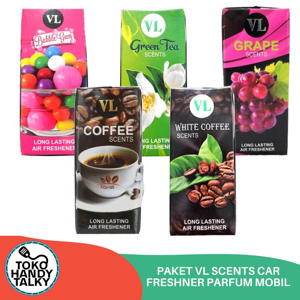 PAKET VL SCENTS CAR FRESHNER PARFUM MOBIL NEW