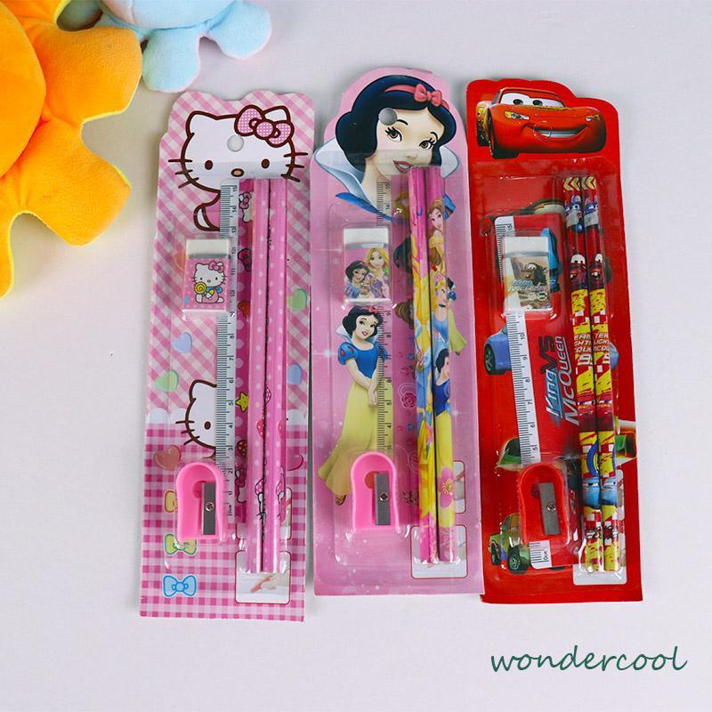 5pcs Siswa Kreatif Set Kartun Kartun Lucu Kindergarten Festival Kecil Hadiah Kecil-Won