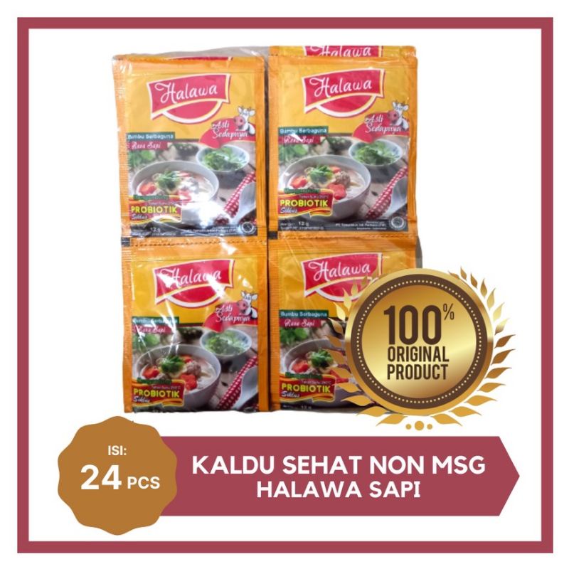 

HALAWA BUMBU MASAK ORGANIK mengandung PROBIOTIK RASA SAPI