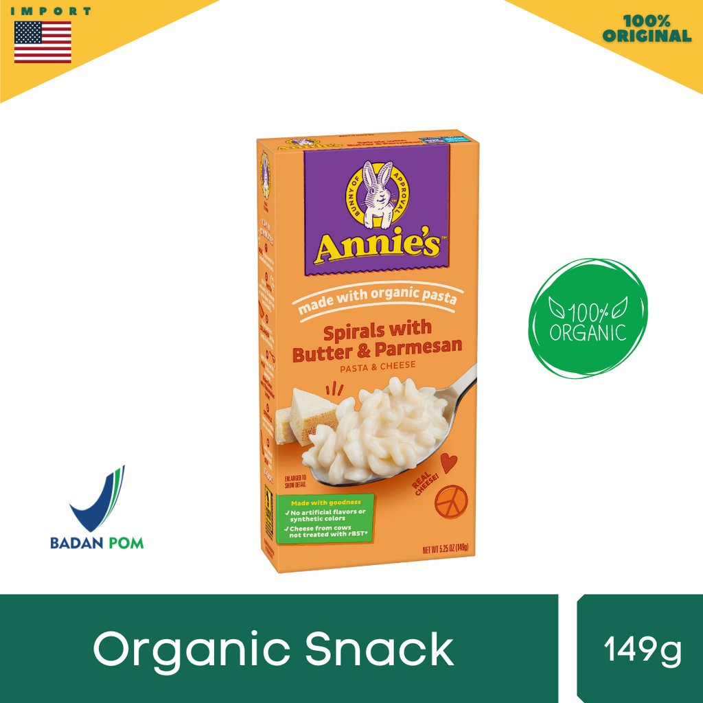 

Annie's Spirals With Butter & Parmesan Macaroni & Cheese 149gr