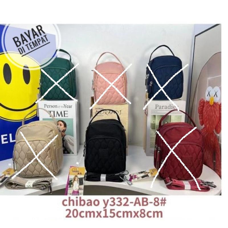 Tas Selempang Ori Chibao Hitam