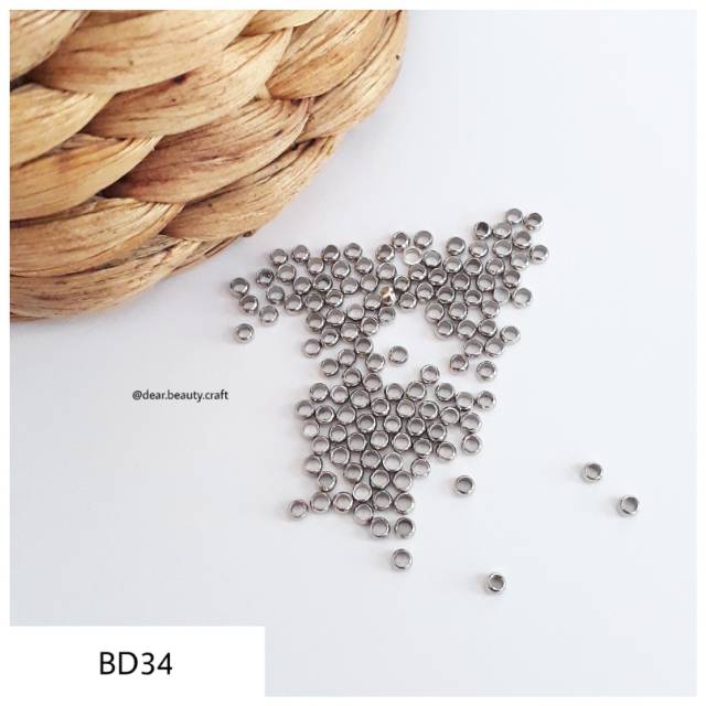 BD51 - Stopper Lada silver - stopper gelang/kalung