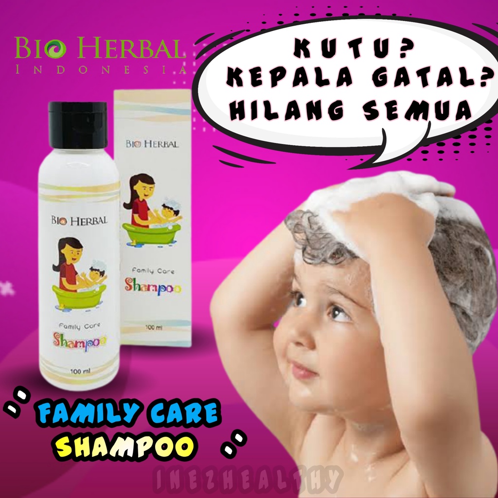 Bio Herbal Family Care Shampoo Kutu/ Bio Herbal Shampoo Kutu Original BPOM