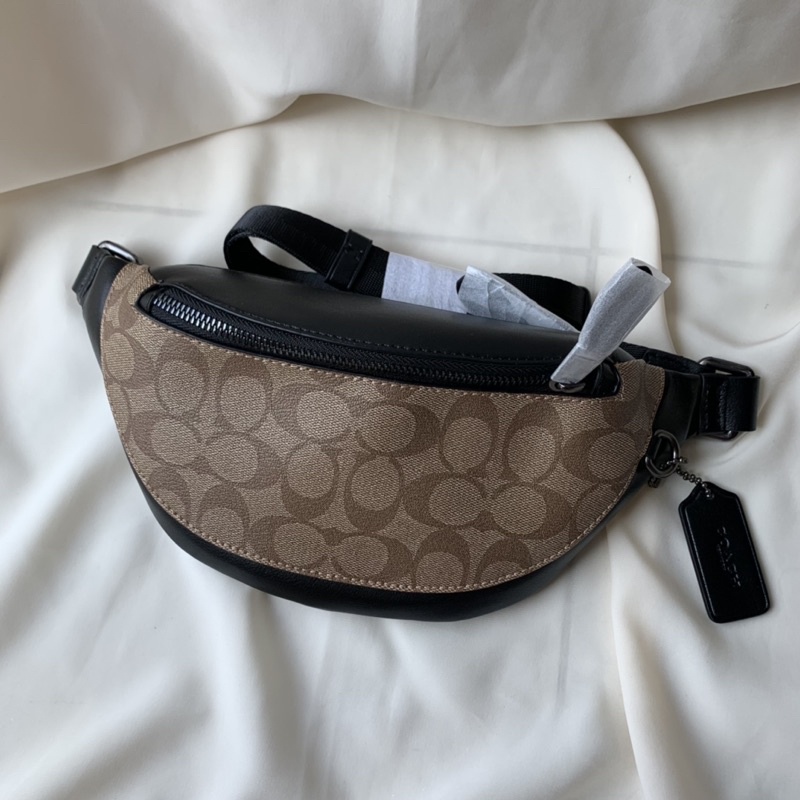 COACH MINI WAISTBAG BROWN SIGANTURE (F84711)