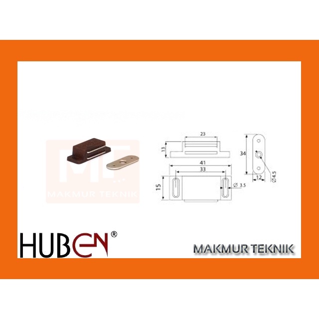 Magnet Pintu Lemari, Magnet Pintu Kayu, Huben MP-33