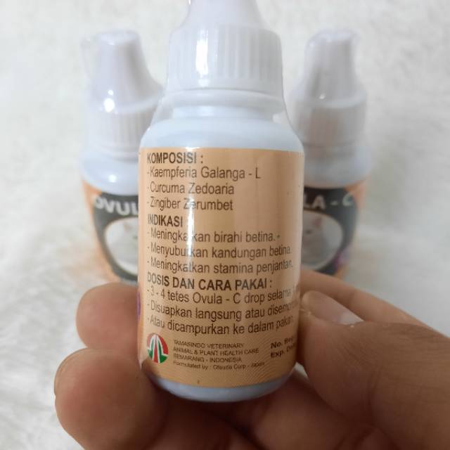 Ovula - C obat untuk birahi dan penyubur kucing 30ml