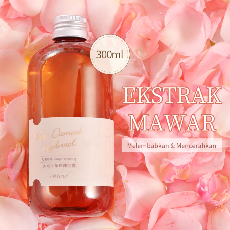 BPOM Fenyi Rose Hydrosol Toner Wajah Melembapkan Secara Alami Memutihkan Mengecilkan Pori-pori Mengontrol Minyak