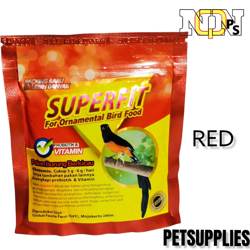 Super Vit RED pakan burung murai ternak anis