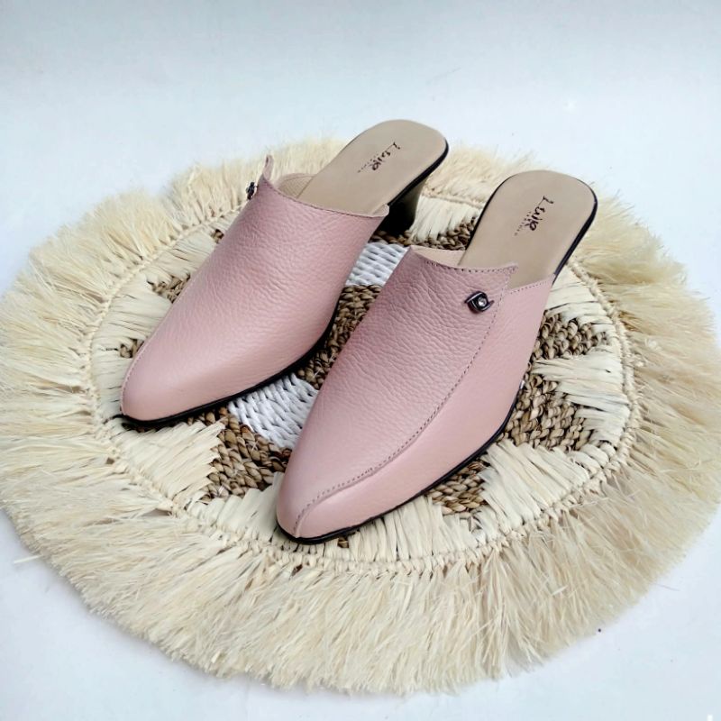 Lwr Leather Sepatu Sandal Wanita Asli Kulit Bustong Kulit Wanita Hells