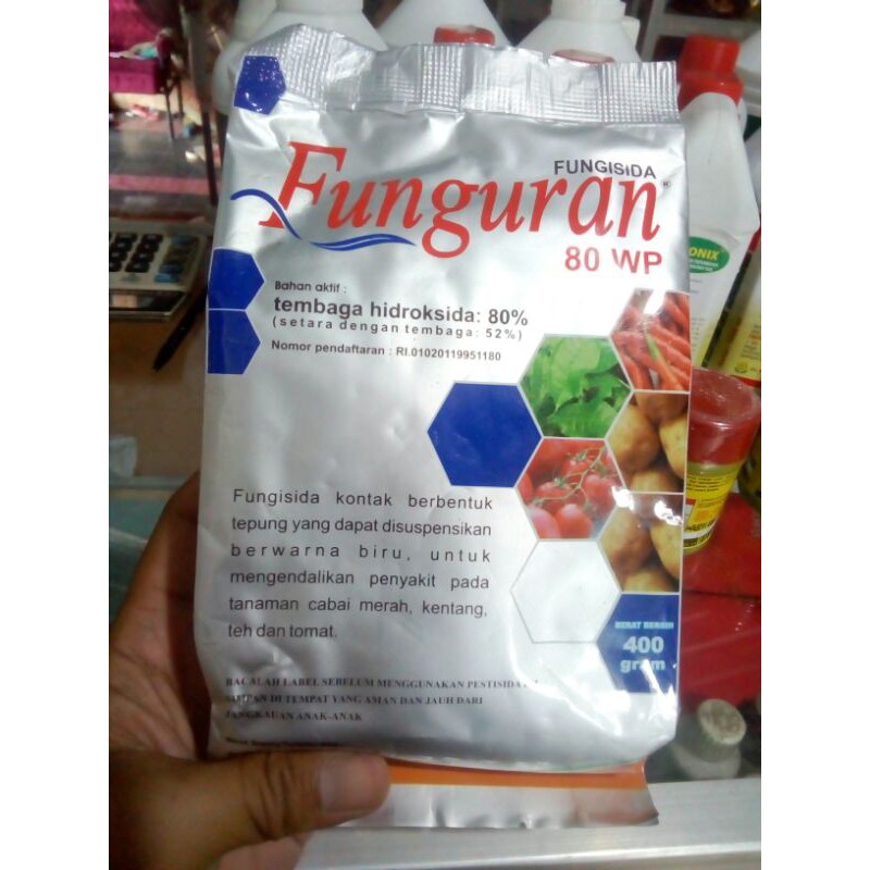 Fungisisa FUNGURAN 80 WP Mengendalikan Jamur Bahan Aktif Tembaga Hidroksida