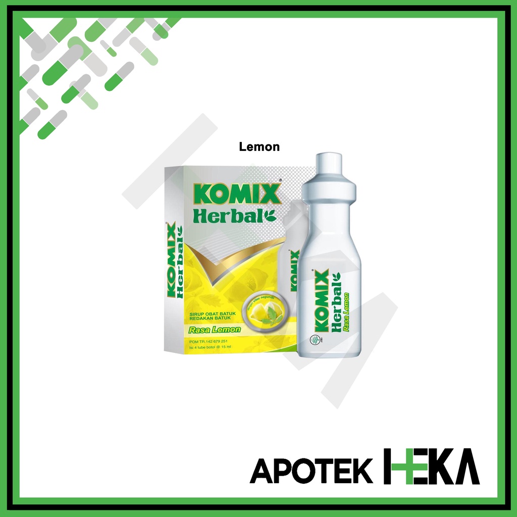 Komix Herbal Tube Botol 15 ml Box isi 4 (SEMARANG)