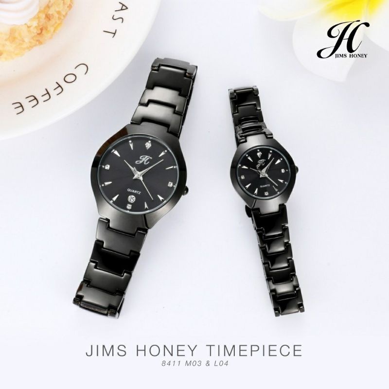 JT 8411 COUPLE JAM TANGAN JIMS HONEY FREE BOX