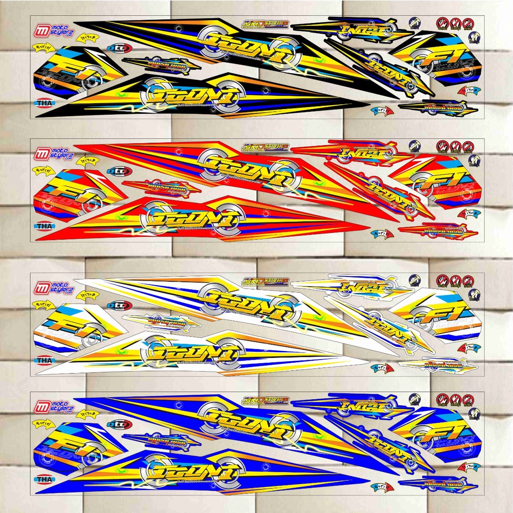 STIKER MOTOR BEAT NEW / BEAT STREET STRIPING VARIASI