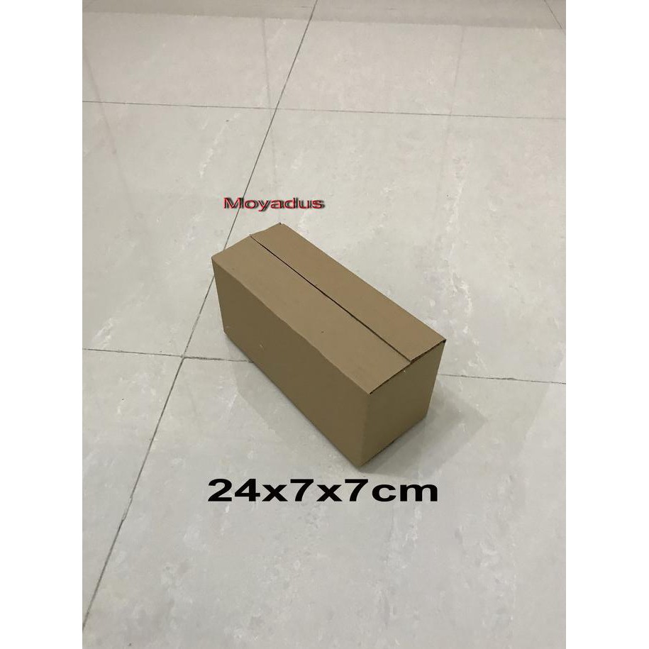 

Kardus/Karton/Box Uk. 24 X 7 X 7 Cm Untuk Packing, Mp Tokocamelya