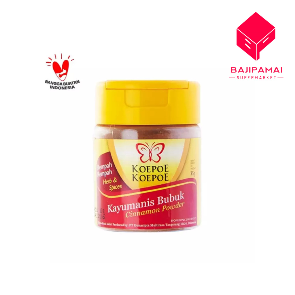 

KOEPOE KOEPOE KAYU MANIS BUBUK / CINNAMON POWDER 35GR